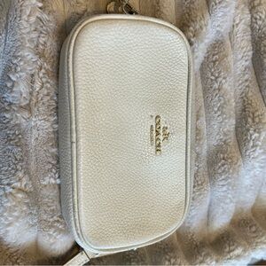 Coach Jamie Crossbody Leather Bag Chalk